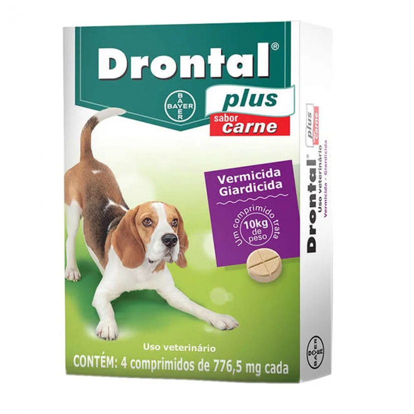 DRONTAL PLUS CARNE 10KG C/4COMP