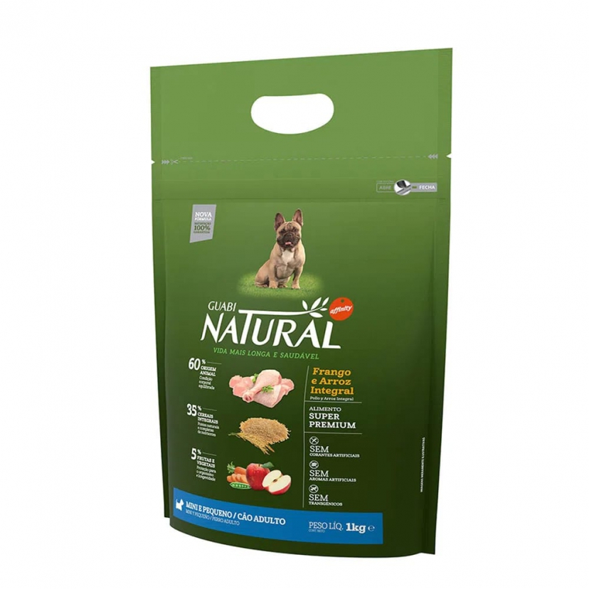 FORMULA NATURAL ADULTO MINI/PQ 1KG 