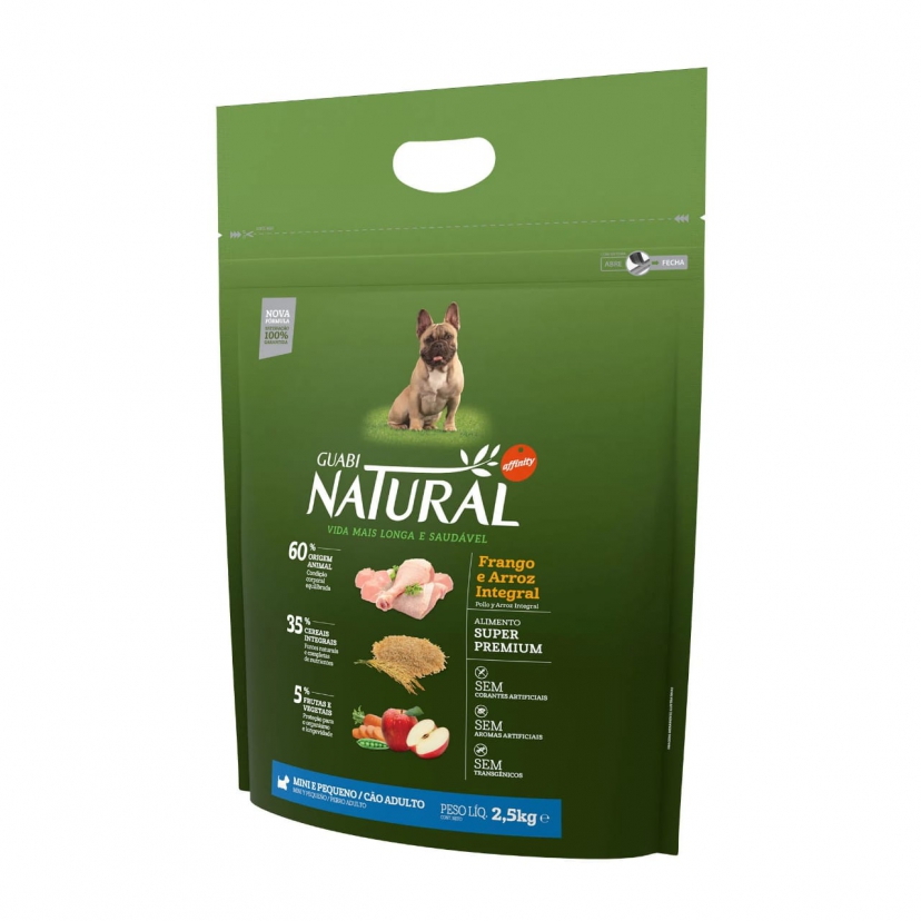 FORMULA NATURAL ADULTO MINI/PQ 2,5KG 