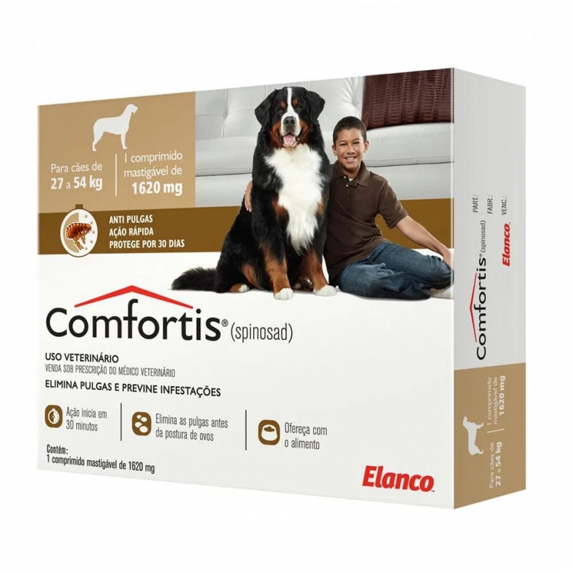 COMFORTIS 27 A 54KG 1620MG (MARROM)
