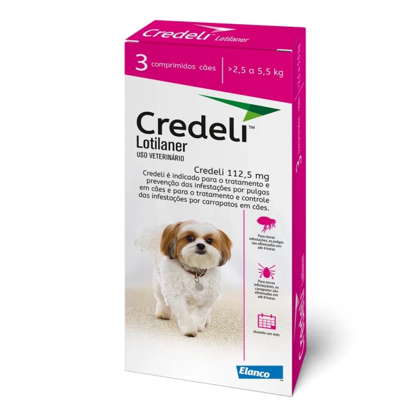 CREDELI 112,5MG ROSA C/3 COMP 