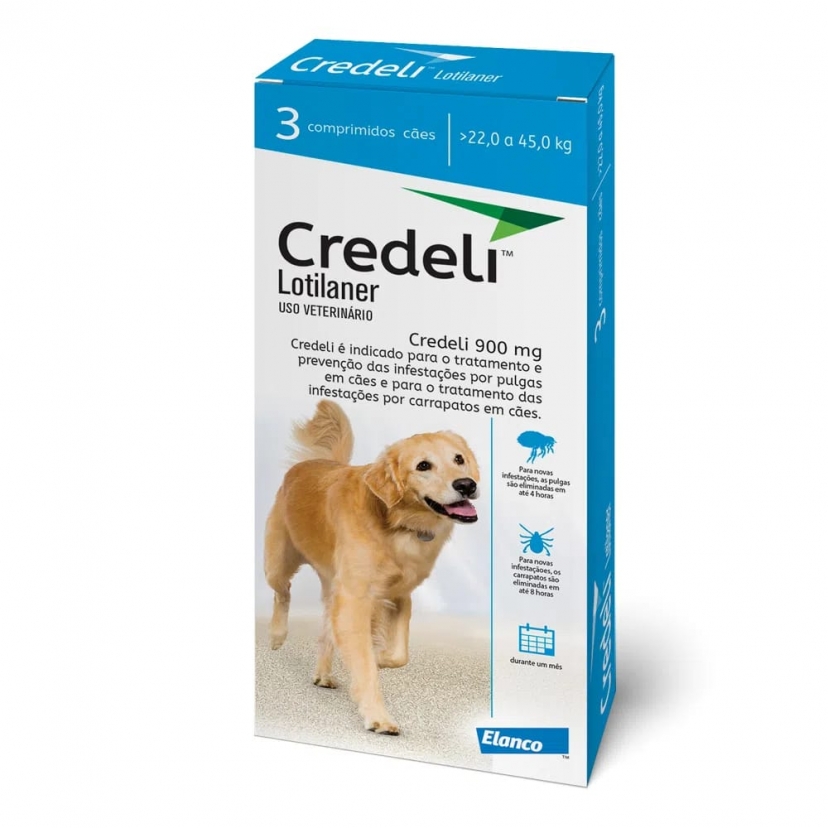 CREDELI 900MG AZUL C/3 COMP 
