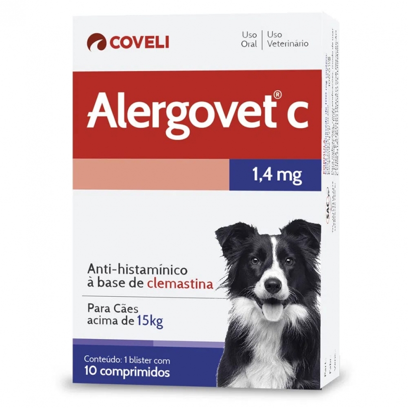 ALERGOVET C 1,4MG C/10COMP