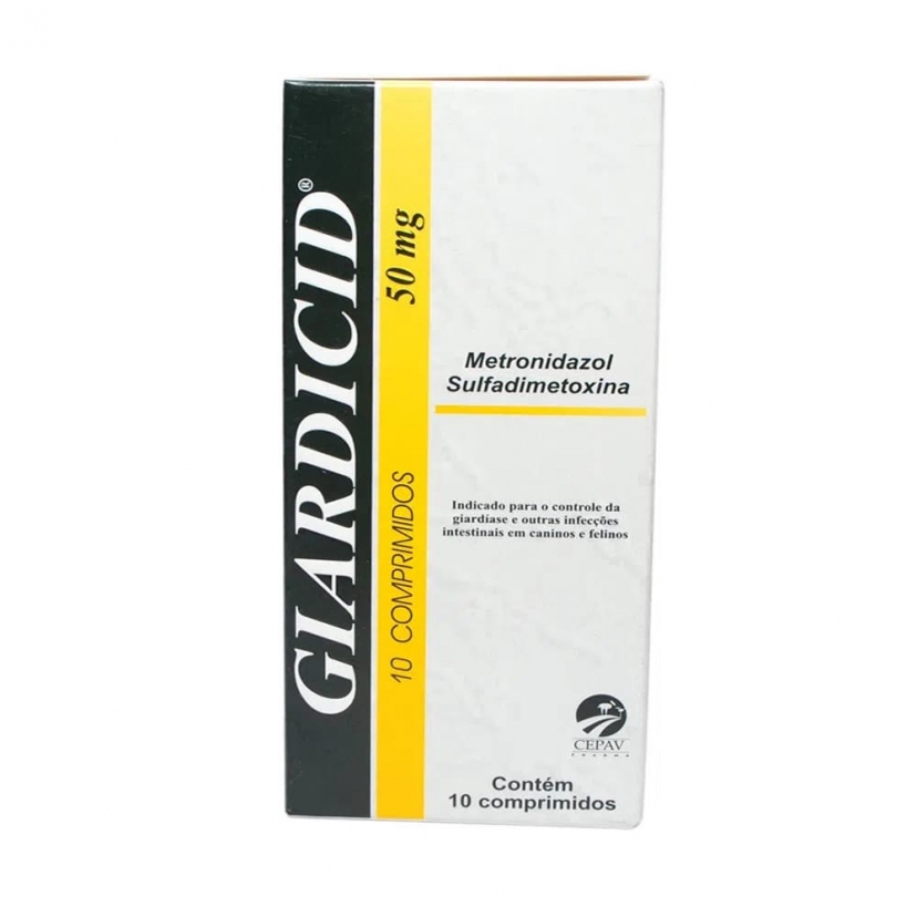 GIARDICID 50MG C/10COMP