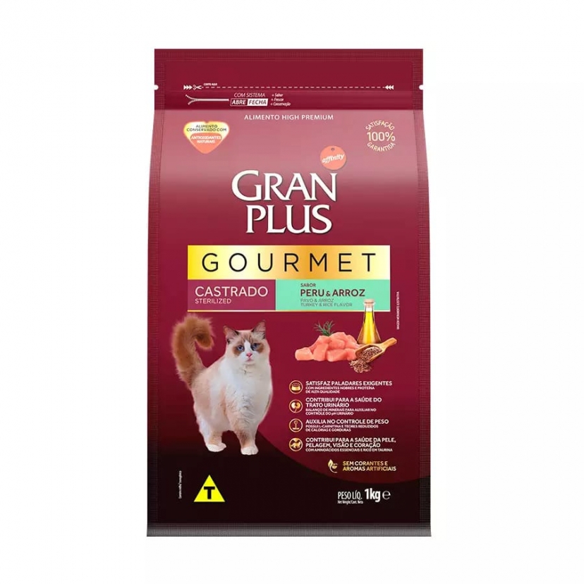 GRANPLUS GOURMET GT CASTRADO 1KG PERU