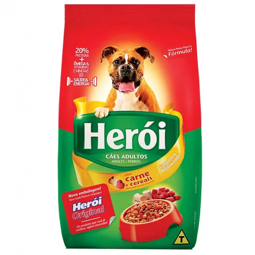 HEROI ADULTO CARNE 15KG