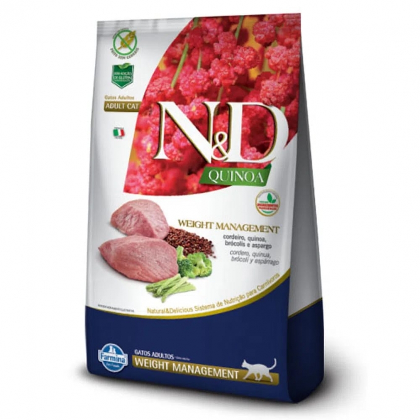 NED FELINE ADULTO QUINOA CORDEIRO 400G WEIGHT 