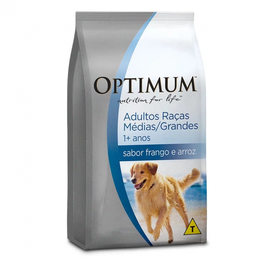 OPTIMUM ADULTO RACAS MEDIAS E GRANDES 15KG 