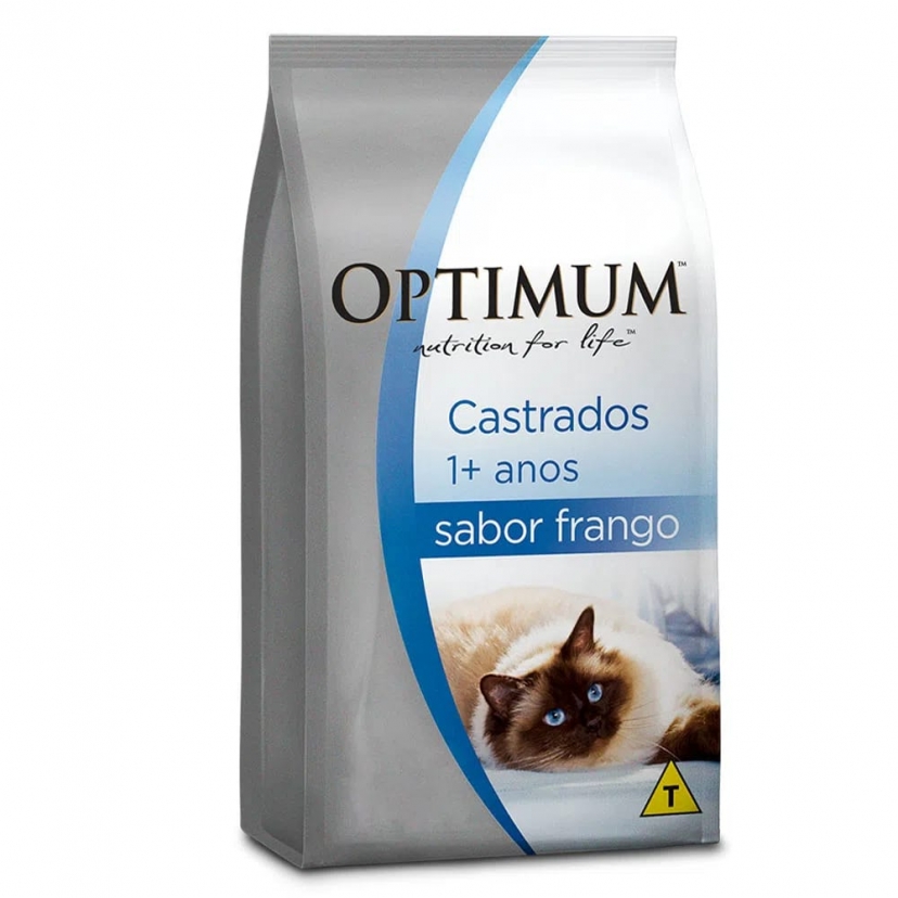 OPTIMUM GATO ADULTO CASTRADO 10KG FRANGO 