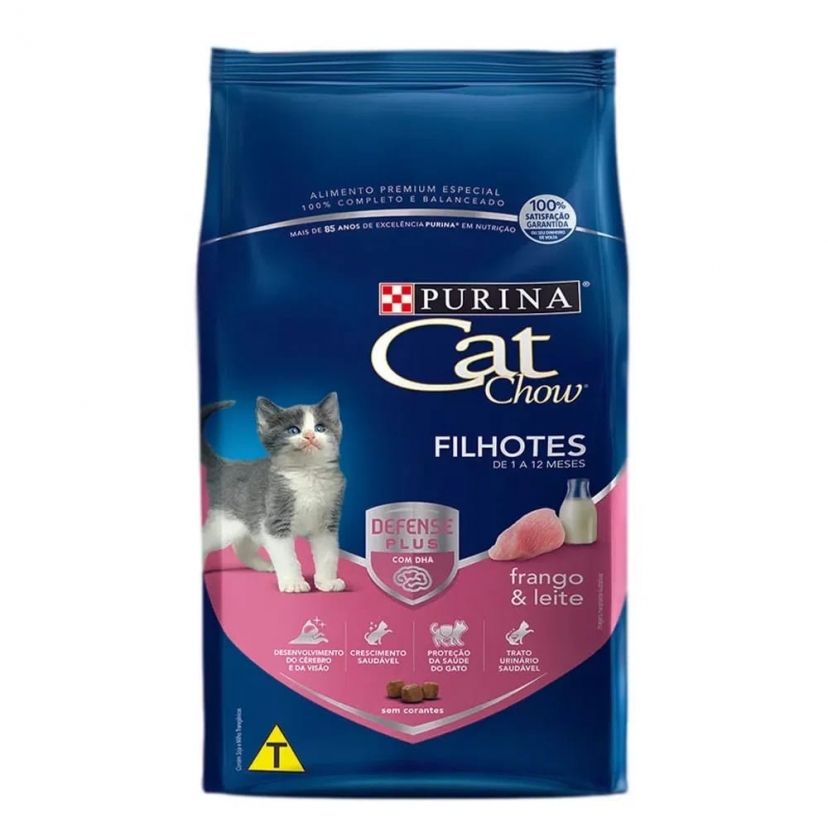 CAT CHOW FILHOTE FRANGO E LEITE 10,1KG