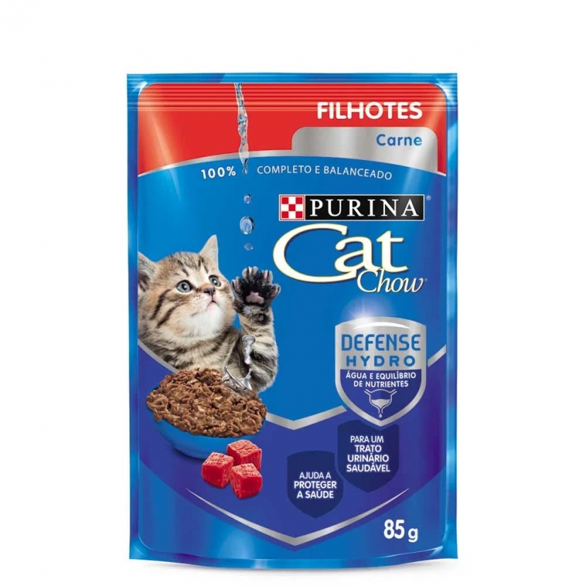 CAT CHOW SACHE 85G FILHOTE