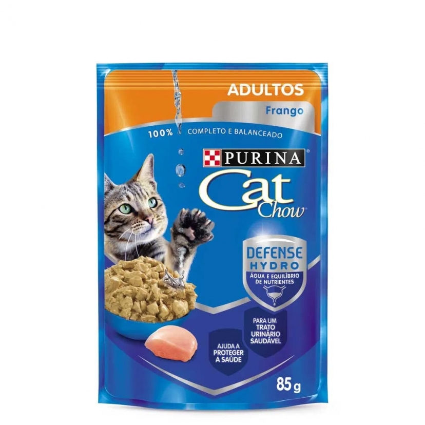 CAT CHOW SACHE FILHOTE FRANGO 85GR 