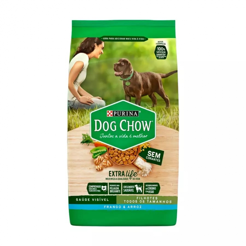 DOG CHOW SAUDAVEL FILHOTE FRANGO 15KG