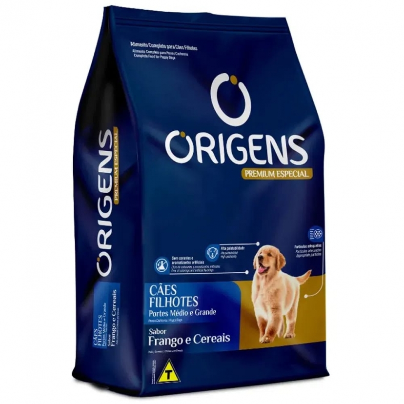 ORIGENS CAO FILH MED/GRAND FRAN/CER 3KG 