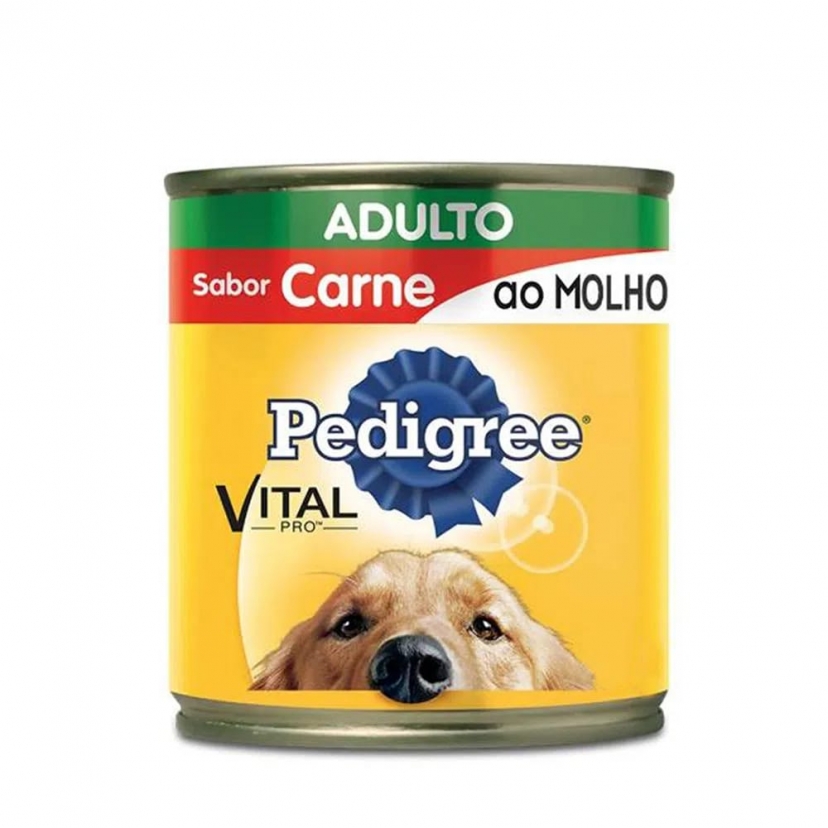PEDIGREE LATA CARNE PEDACOS 290G