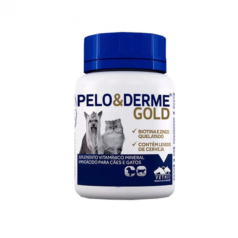 PELO E DERME GOLD 60COMP