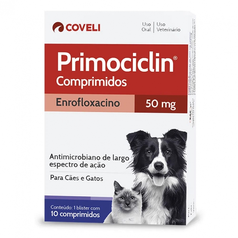 PRIMOCICLIN 50MG C/10COMP