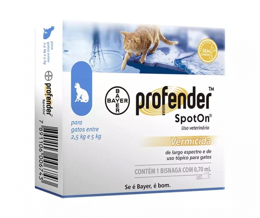 PROFENDER 2,5 A 5KG 0,7ML