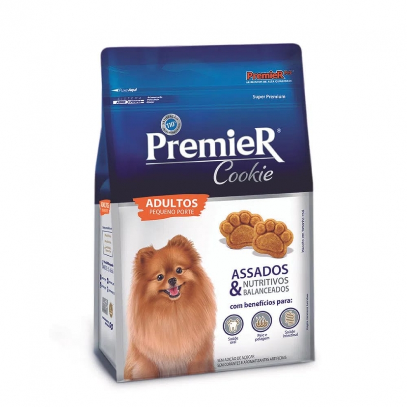 PREMIER COOKIE ADULTO PEQUENO PORTE 250G