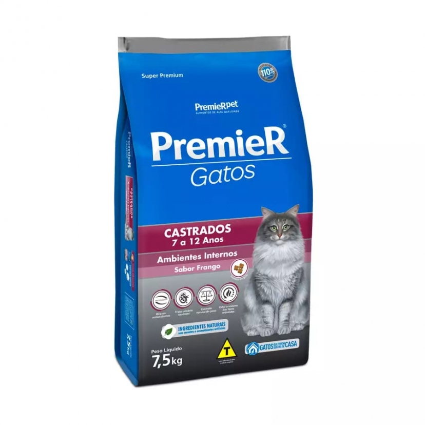 PREMIER GT CASTRADO 7-12 FRANGO 7,5KG