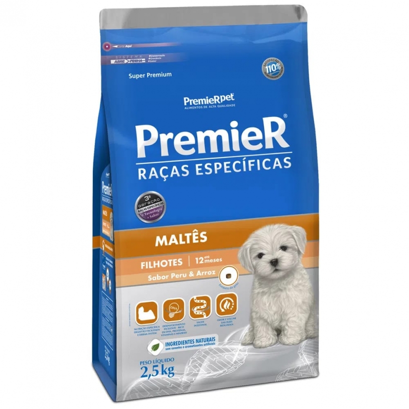 PREMIER MALTES FILHOTE 2,5KG