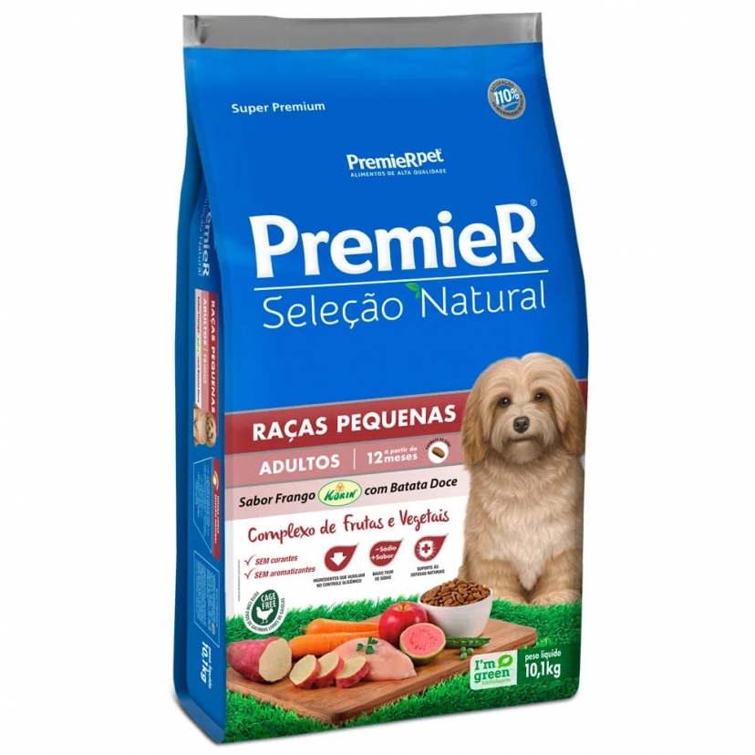 PREMIER SELECAO NATURAL ADULTO RP BD 10,1KG 