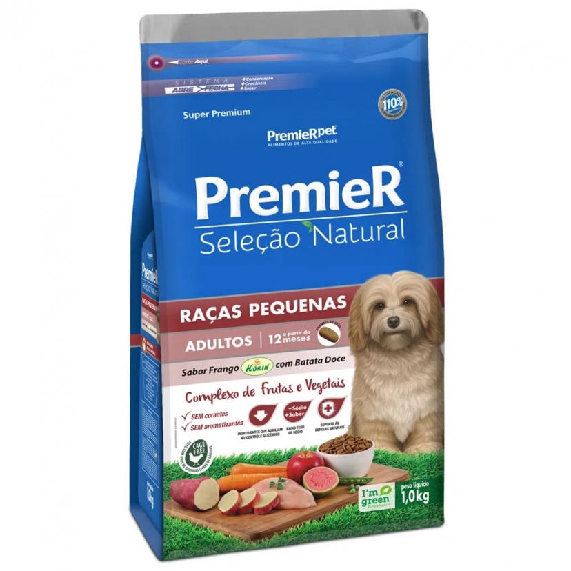 PREMIER SELECAO NATURAL ADULTO RP BD 1KG 