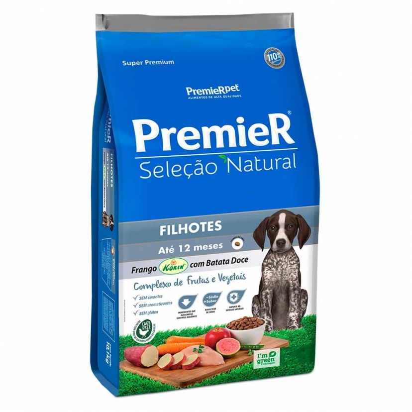 PREMIER SELECAO NATURAL FILHOTE BD 10,1KG 