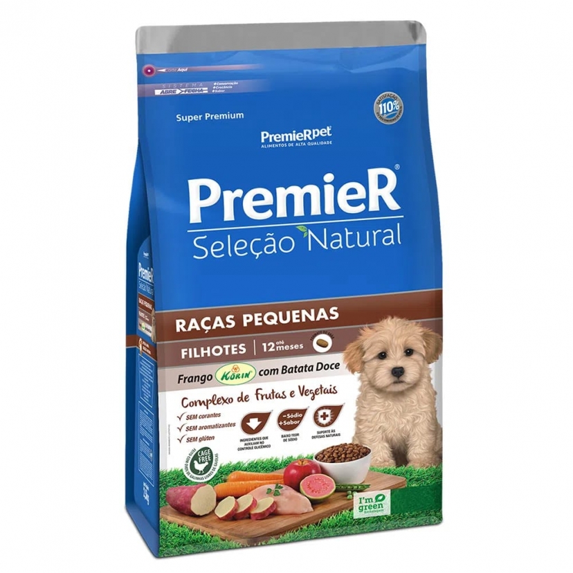 PREMIER SELECAO NATURAL FILHOTE RP BD 2,5KG 