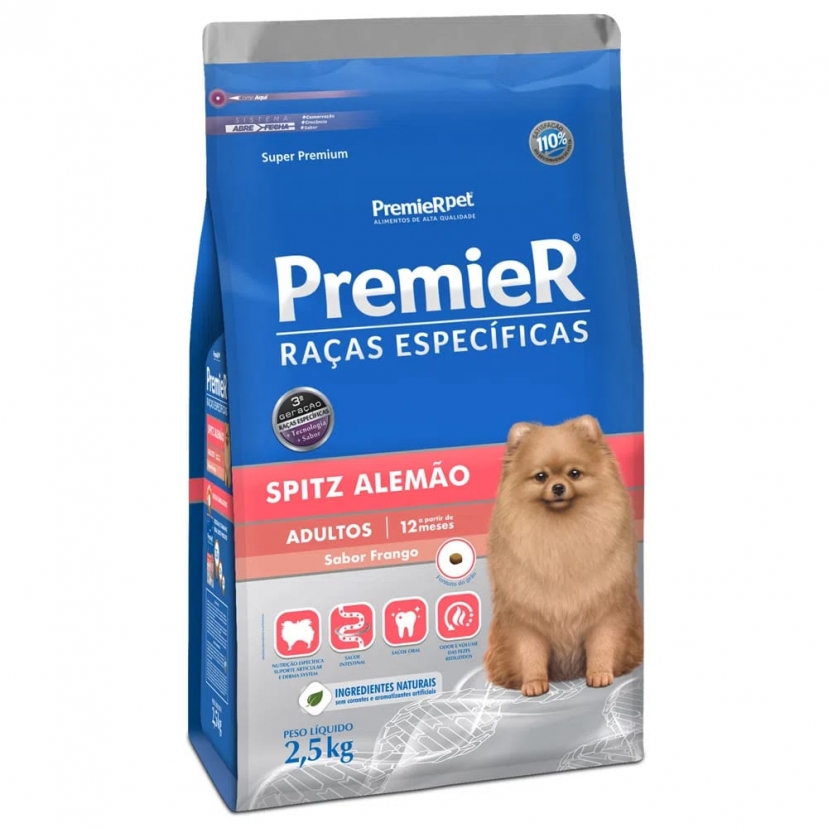 PREMIER SPITZ ALEMAO ADULTO 2,5KG