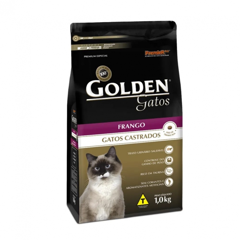GOLDEN GT CASTRADO FRANGO 1KG