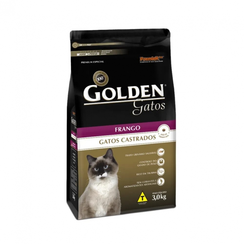 GOLDEN GT CASTRADO FRANGO 3KG