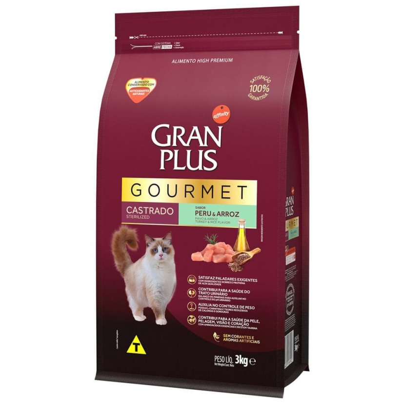 GRANPLUS GOURMET GT CASTRADO 3KG PERU 
