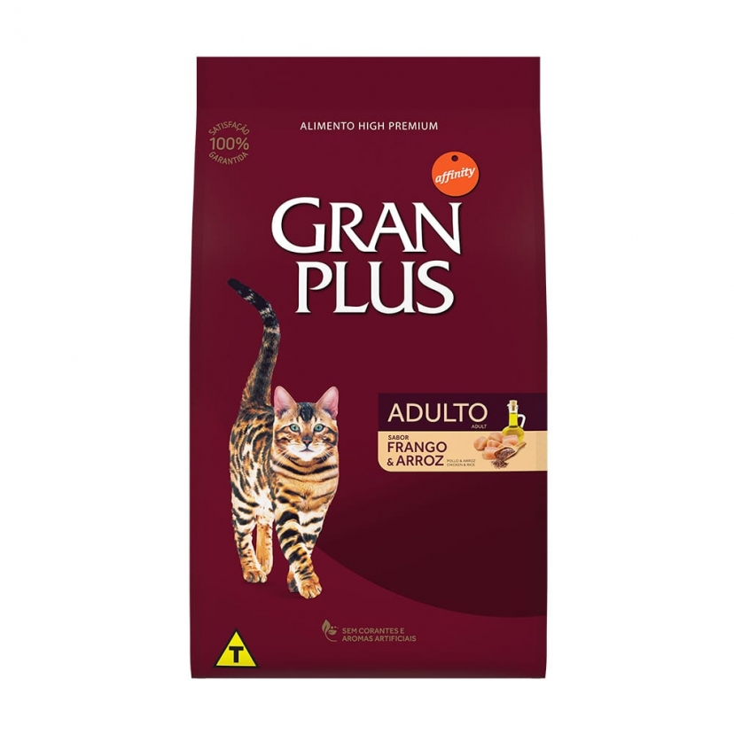 GRANPLUS GT ADULTO FRANGO E ARROZ 10KG 