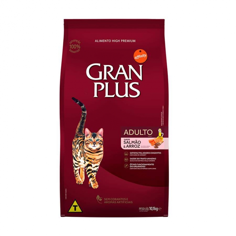 GRANPLUS GT ADULTO SALMAO/ARROZ 10KG