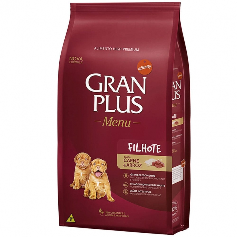 GRANPLUS MENU FILHOTE CARNE/ARROZ 3KG