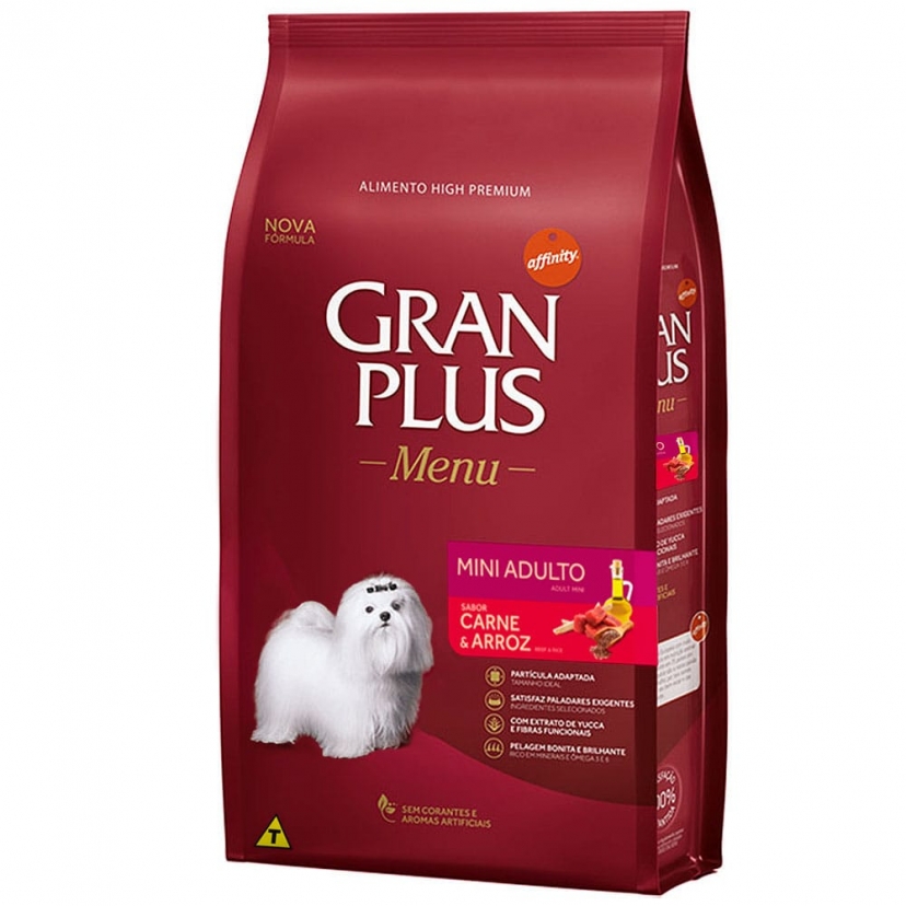 GRANPLUS MENU MINI ADULTO CARNE 15KG