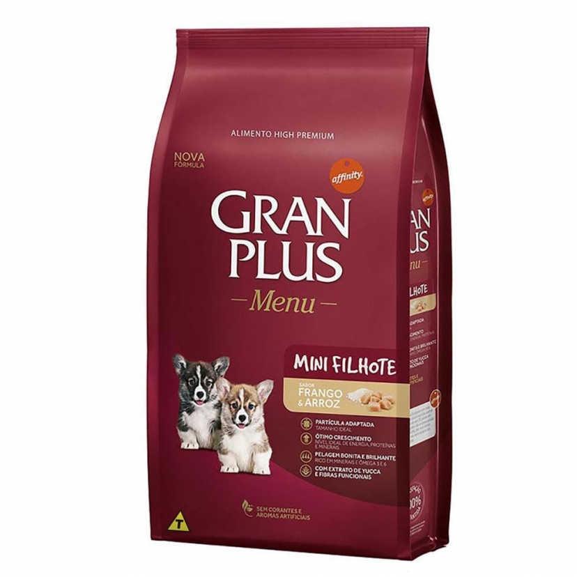 GRANPLUS MENU MINI FILHOTE 1KG