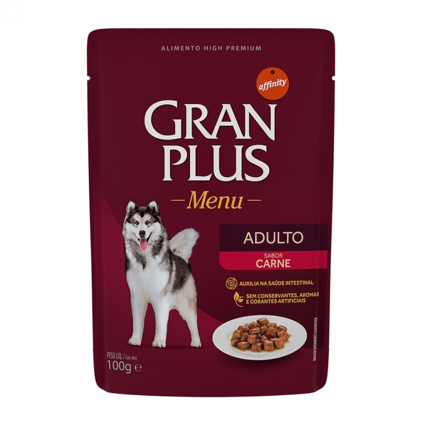 GRANPLUS SACHE 100G ADULTO CARNE