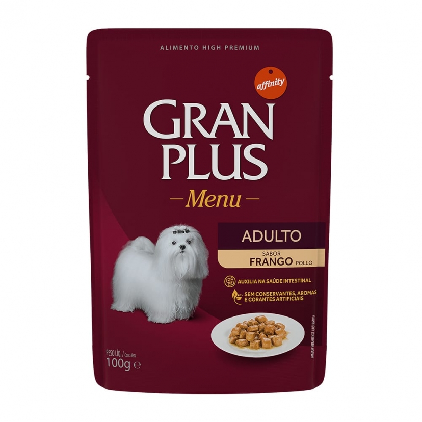 GRANPLUS SACHE 100G ADULTO FRANGO 