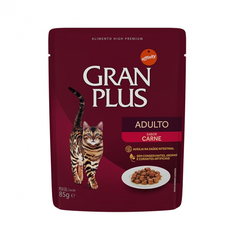GRANPLUS SACHE GT 85G ADULTO CARNE