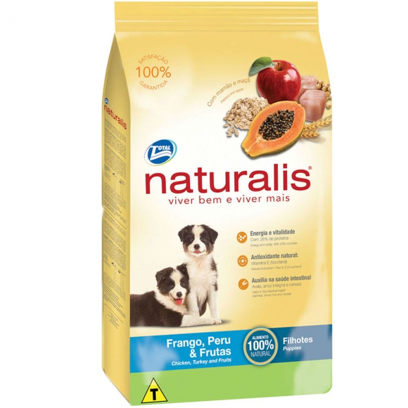 NATURALIS FILHOTE FRANGO/PERU 15KG