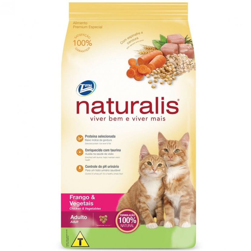 NATURALIS GT ADULTO FRANGO E VEGETAIS1KG