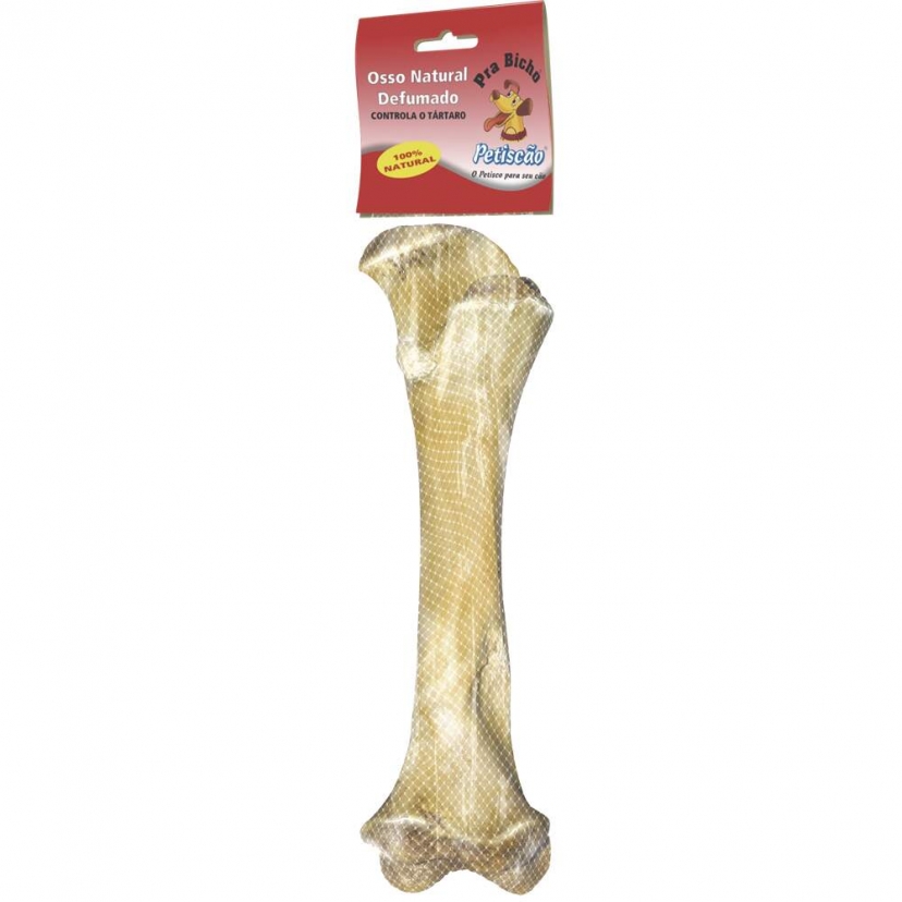 PETISCAO OSSO DEFUMADO CANELA C/CABECA