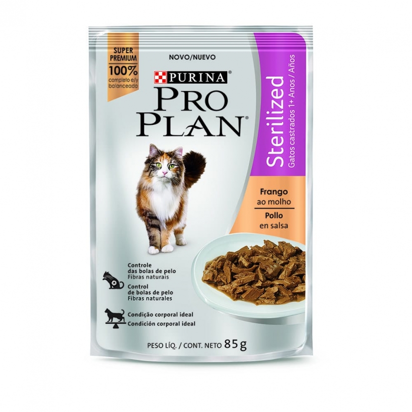 PRO PLAN SACHE GT STERILIZED FRANGO 85G