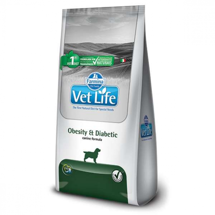 VET LIFE DIET OBESITY & DIABETIC 2KG 