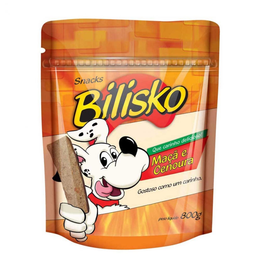 BILISKO CAO BIFINHO MACA/CENOURA 800GR