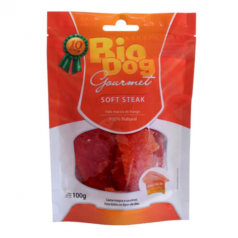 BIO DOG GOURMET SOFT STEAK 100G