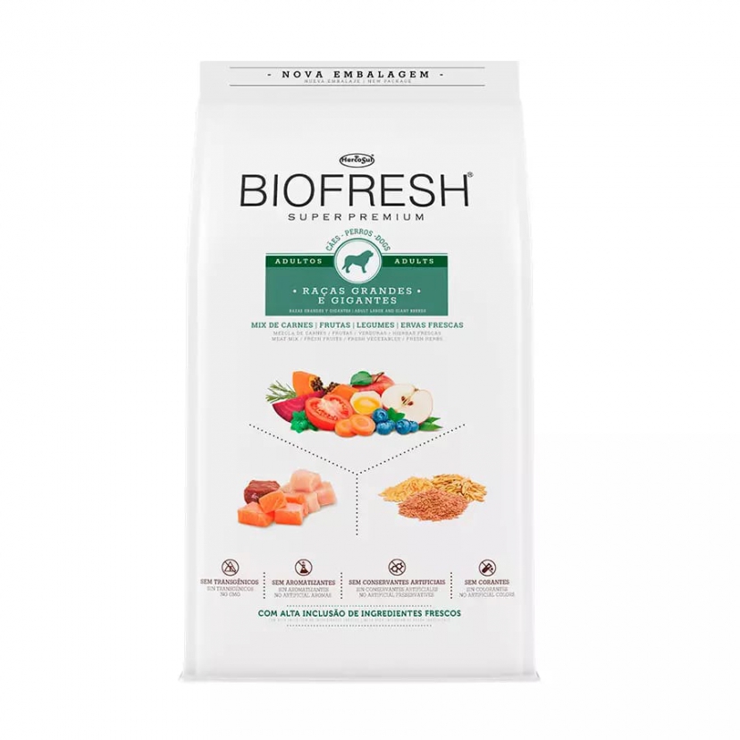 BIOFRESH ADULTO RACAS GRANDES 12KG