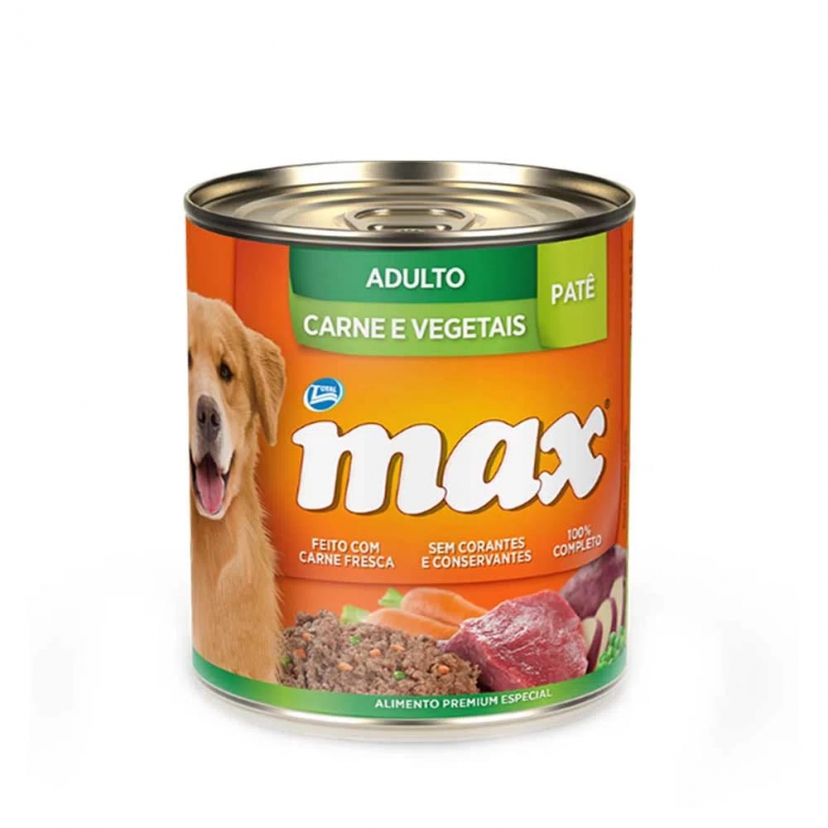 MAX CAES LATA CARNE E VEGETAIS 280G